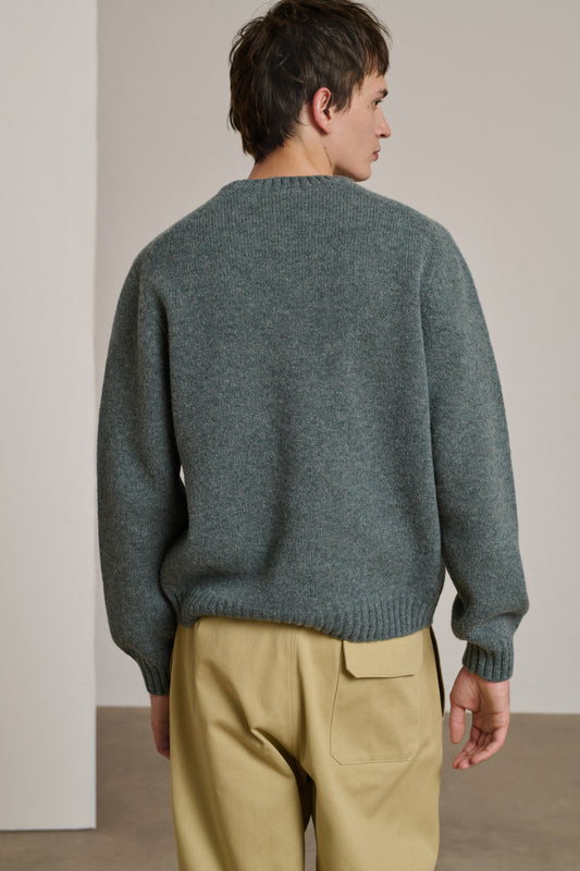 Pull Isamu - Bleu - Laine - Homme