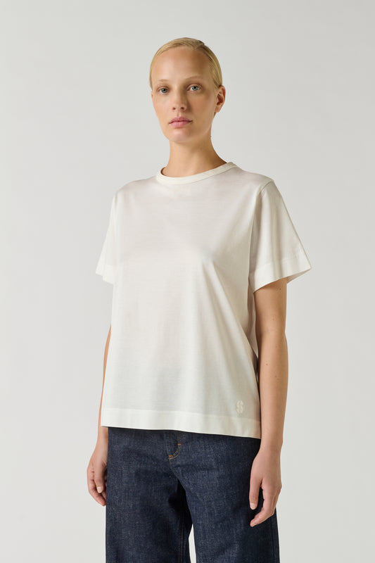 Tee-Shirt Basic - Blanc - Coton - Femme
