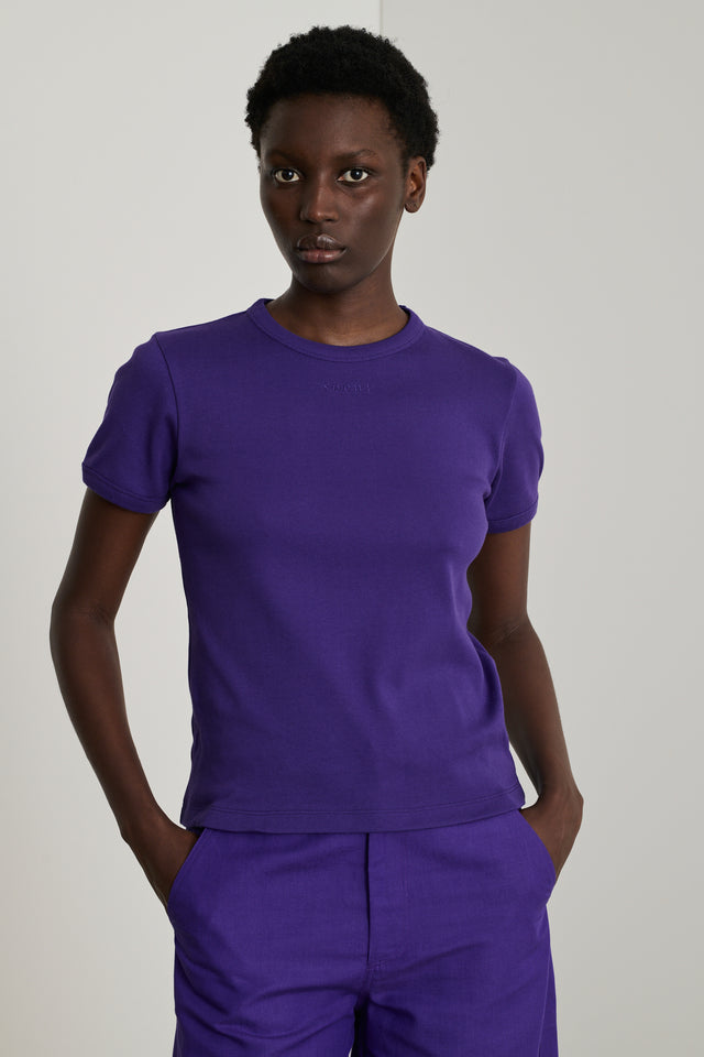 Tee-Shirt Aristide - Ultraviolet - Coton - Femme