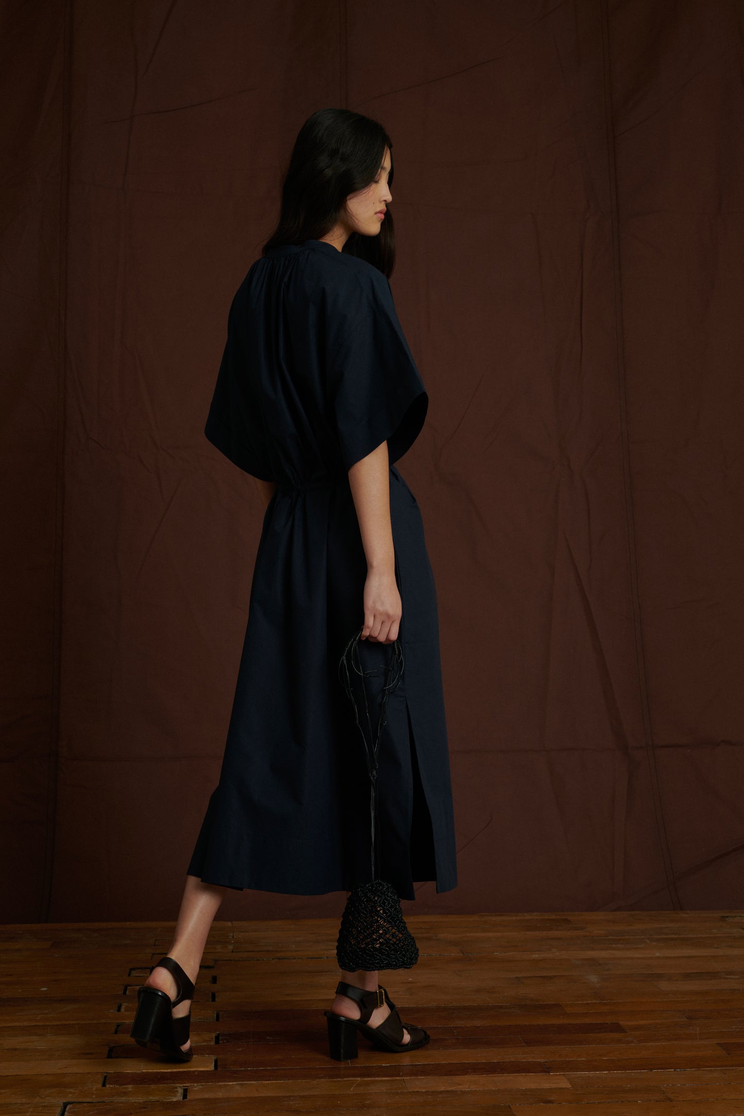 Robe Athena - Navy - Coton - Femme