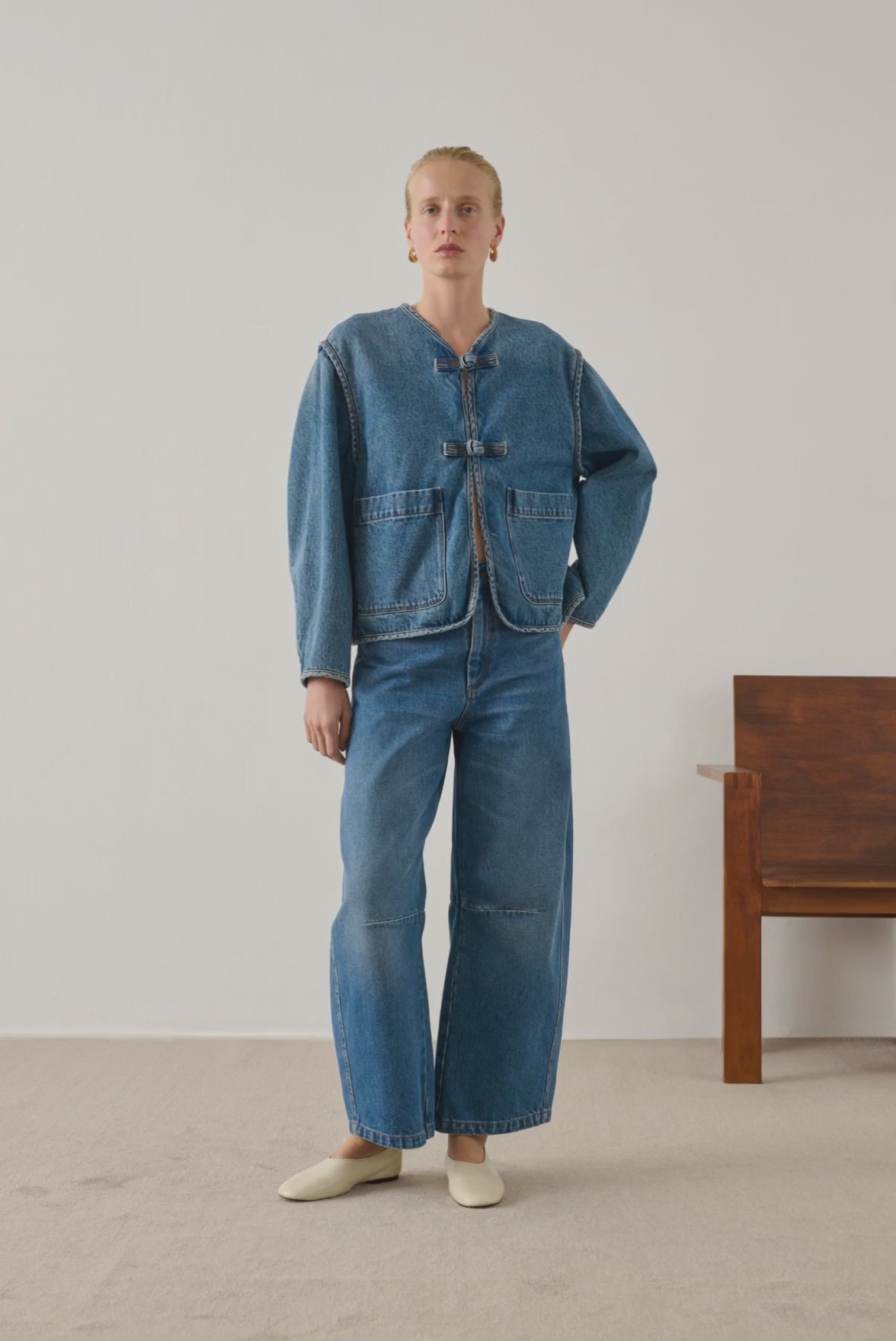 Jean Eliott - Bleu - Coton - Femme